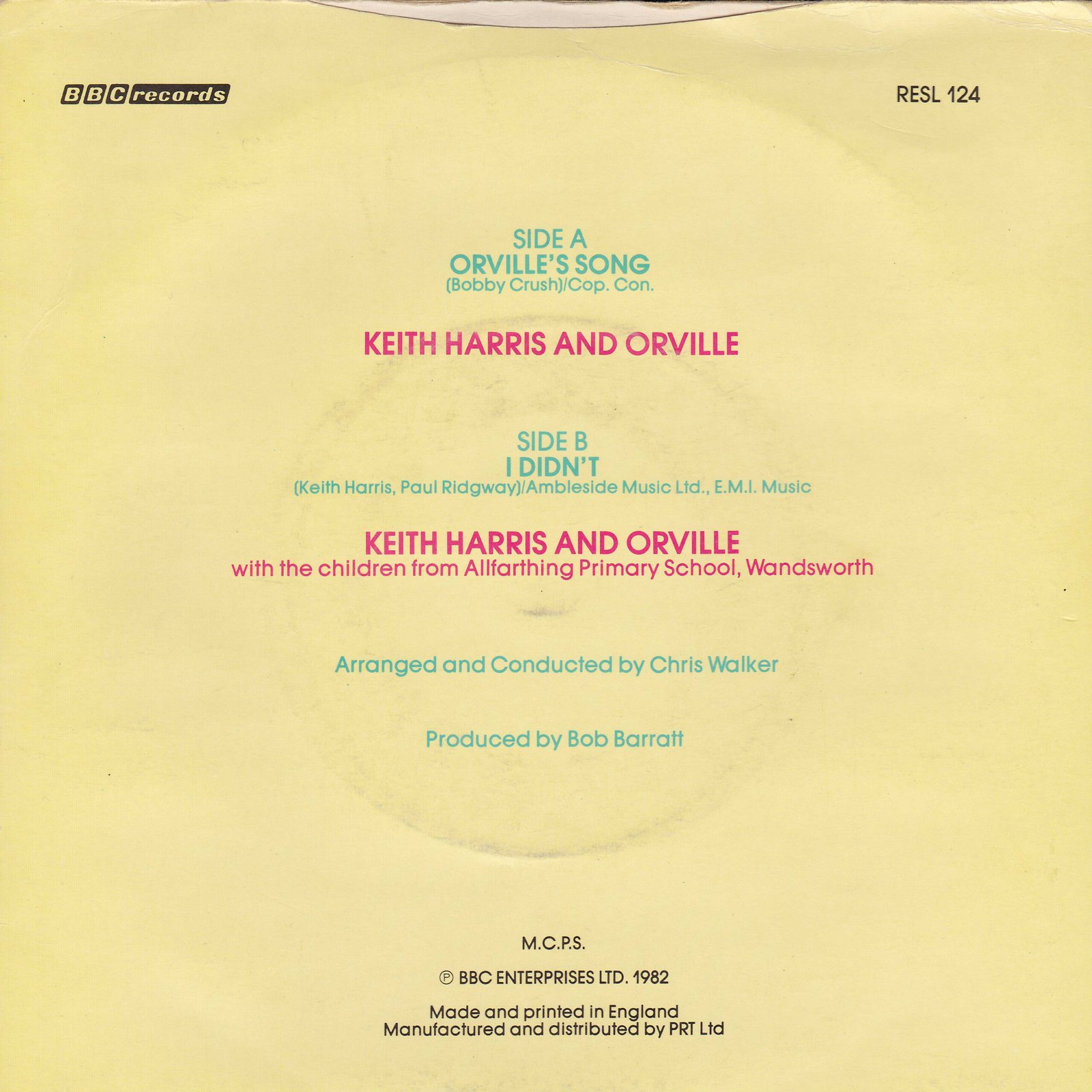 Back cover of RESL 124